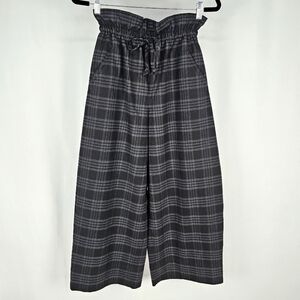 Aritzia The Group Babaton Kerri Flannel Pant Wide Leg Crop